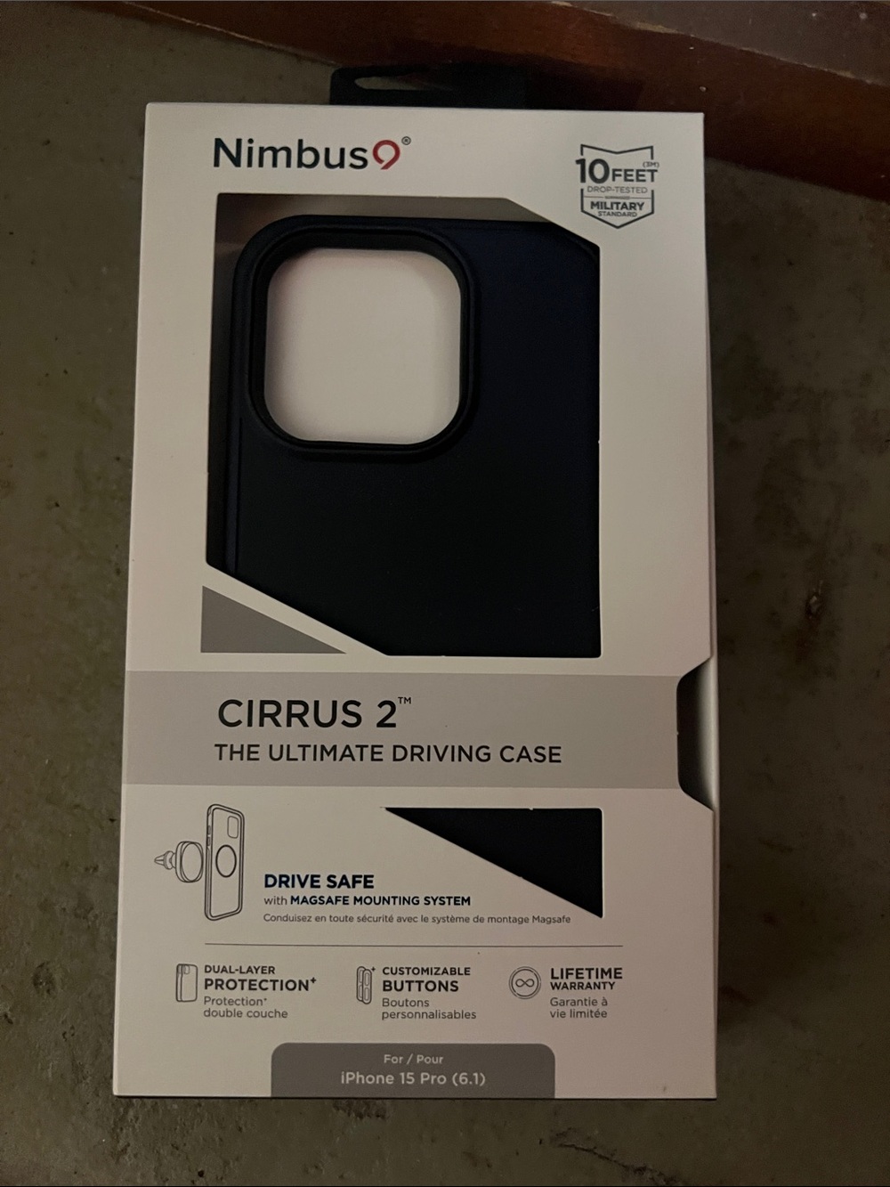 OtterBox Navy Blue iPhone Case with Light Blue Accent